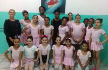 Aulas de ballet do Instituto Cuida de Mim