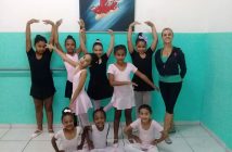 Aulas de ballet do Instituto Cuida de Mim