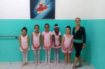 Aulas de ballet do Instituto Cuida de Mim